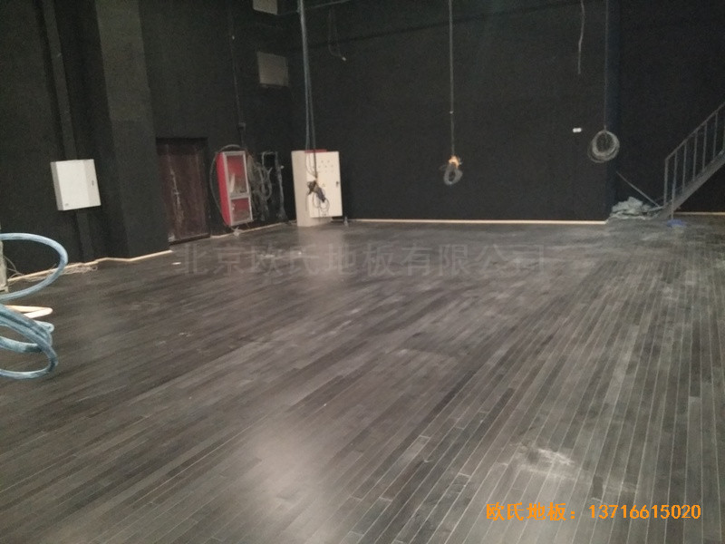 唐山师范学院舞台运动地板铺装案例4