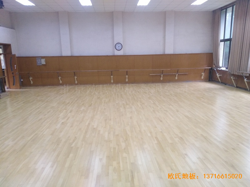 北京舞蹈学院运动地板安装案例5